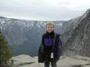Kent
          at the top of Yosemite Falls