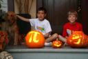 Kent
        and Jensen make pumpkin pi