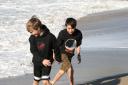 Kent and Jensen in surf