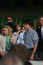 Jensen singing the Star-Spangled Banner at Graduation