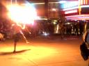 Dancing fire breather