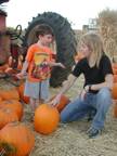 Joshua and Gloria at pumpkin patch